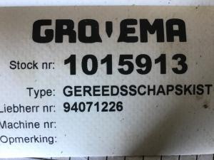 Liebherr Cassetta degli attrezzi